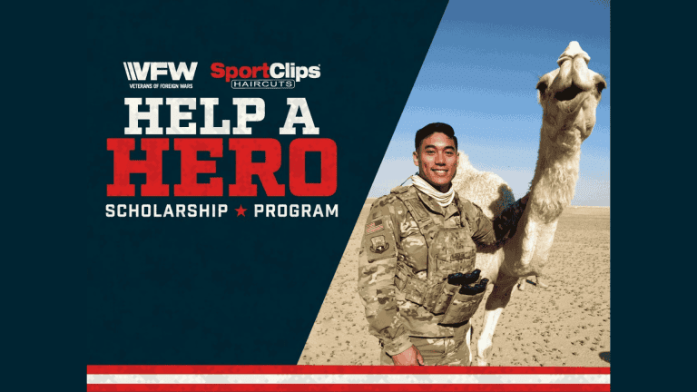 Sport Clips Launches “Help A Hero” Campaign to Support Veterans’ Education Image of Veteran for the Help A Hero Campaign at Sports Clip Haircuts Franchise