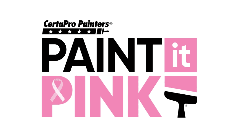 CertaPro Painters® Kicks Off Sixth Annual “Paint it Pink” Campaign to Support Breast Cancer Research Paint it Pink Logo For CertaPro Painters Franchise Heart