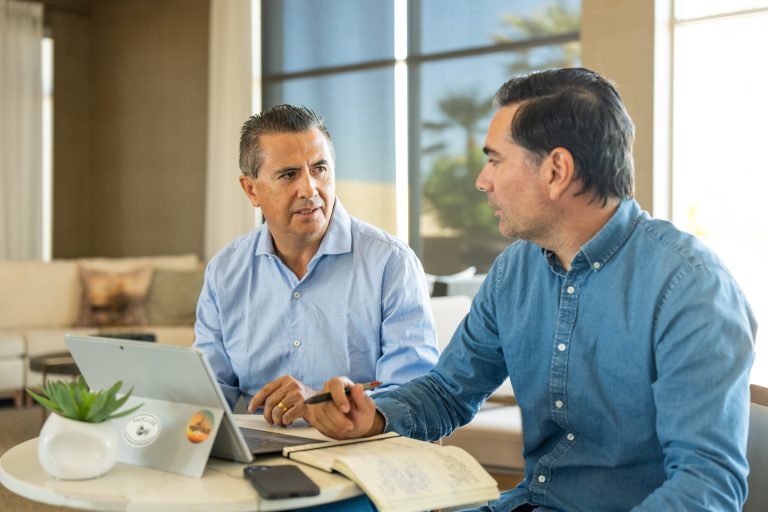 Thinking of Being Your Own Boss? SCORE’s New Resource Hub Could Help Brice Sokolowski (pictured, right), president of Vaucluse Backpack Ventilation Gear in Scottsdale, Ariz., sought the expertise of SCORE mentors to help his business.