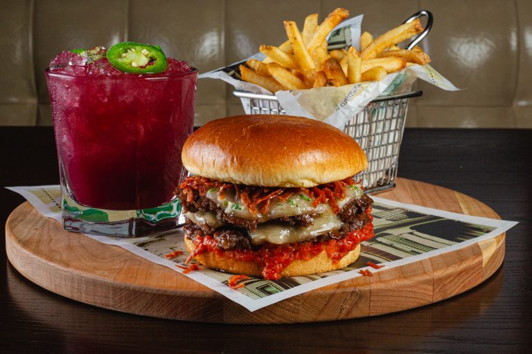 Wahlburgers Pepperoni Smash Burger with Drink & Fries