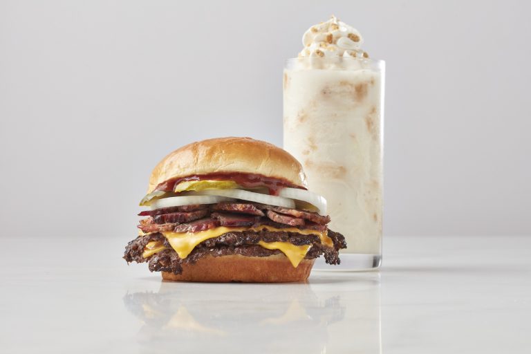 Image of steakburger and shake