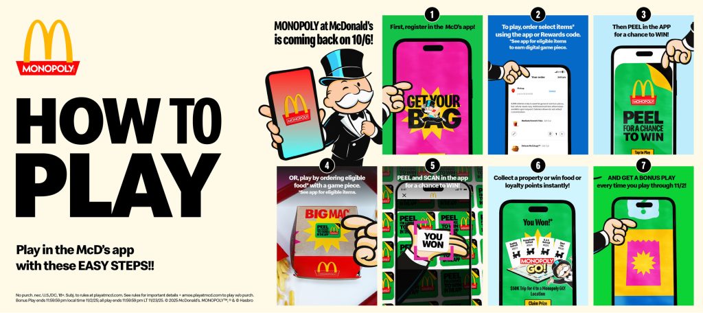 Image of McDonald's Monopoly App