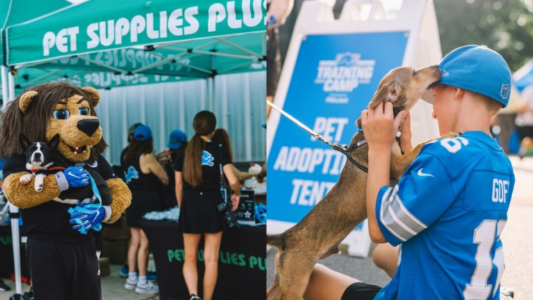 Image of pet adoption event