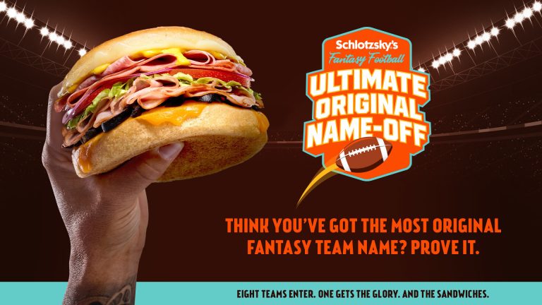 Fantasy football contest with sandwiches