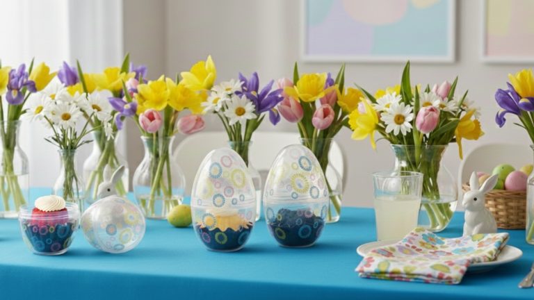 Nothing Bundt Cakes Unveils Bundtini® Easter Eggs and Seasonal Flavors for Spring Celebrations Easter table with Bundtini egg containers and spring flowers