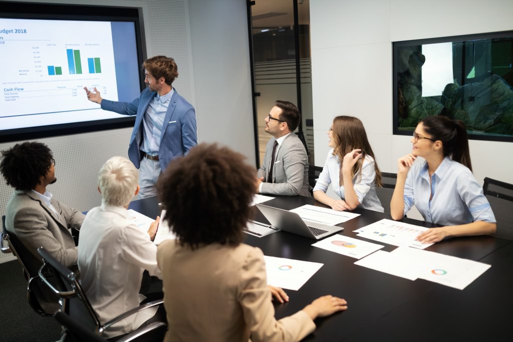 Franchise candidate meeting with a brand leadership team